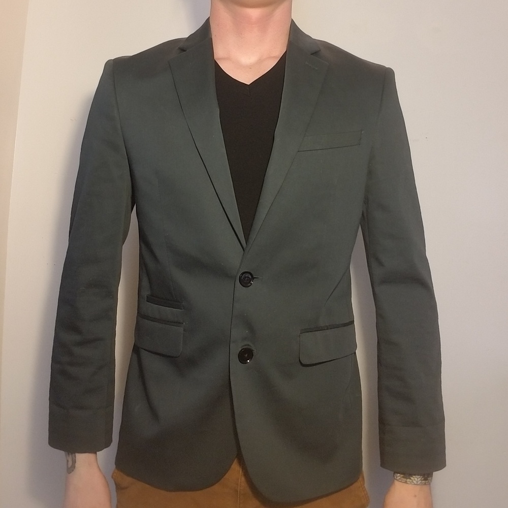 Green Express Slim Fit Blazer
